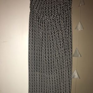 Strapless sheer maxi H&M